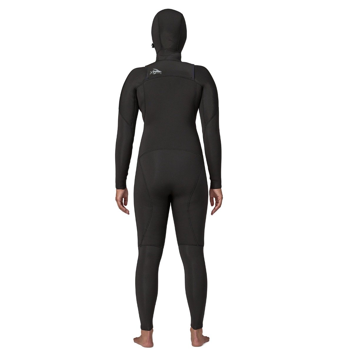 Patagonia Women's R4 Yulex Regulator Chest-Zip 5.5mm/4mm Hooded Wetsuit - Black