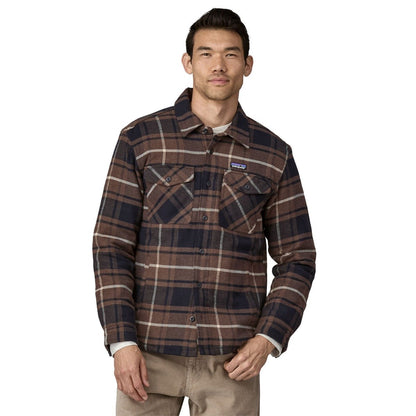 Patagonia Lightweight Insulated Fjord Men's Flannel Shirt - Outdoor/Molasses Brown
