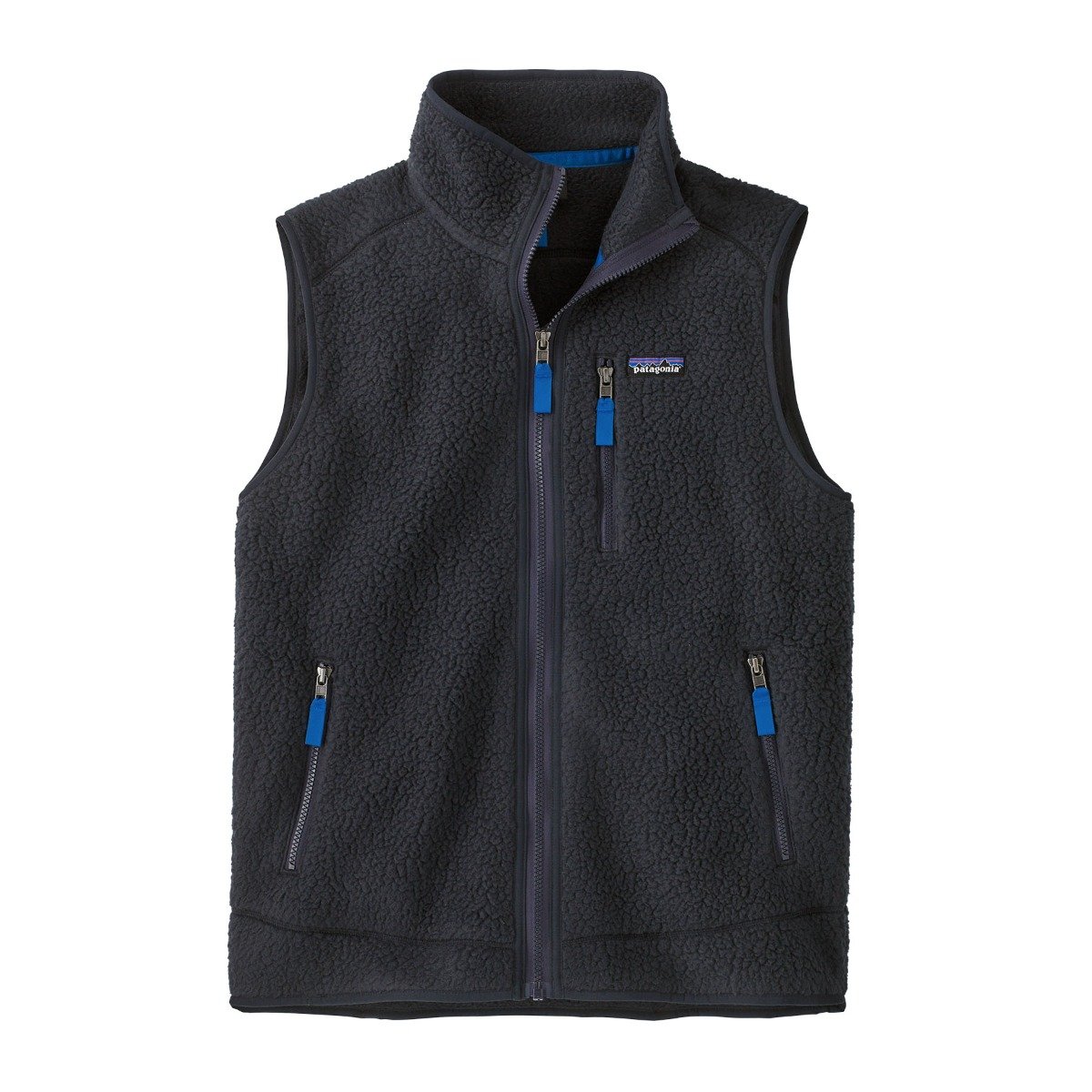 Patagonia Retro Pile Mens Fleece Vest - Pitch Blue/Endless Blue