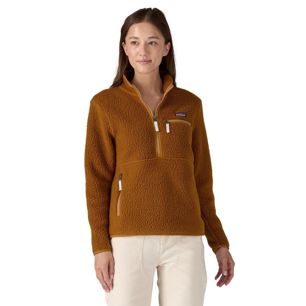 Patagonia Retro Pile Women's Marsupial Fleece - Shelter Brown