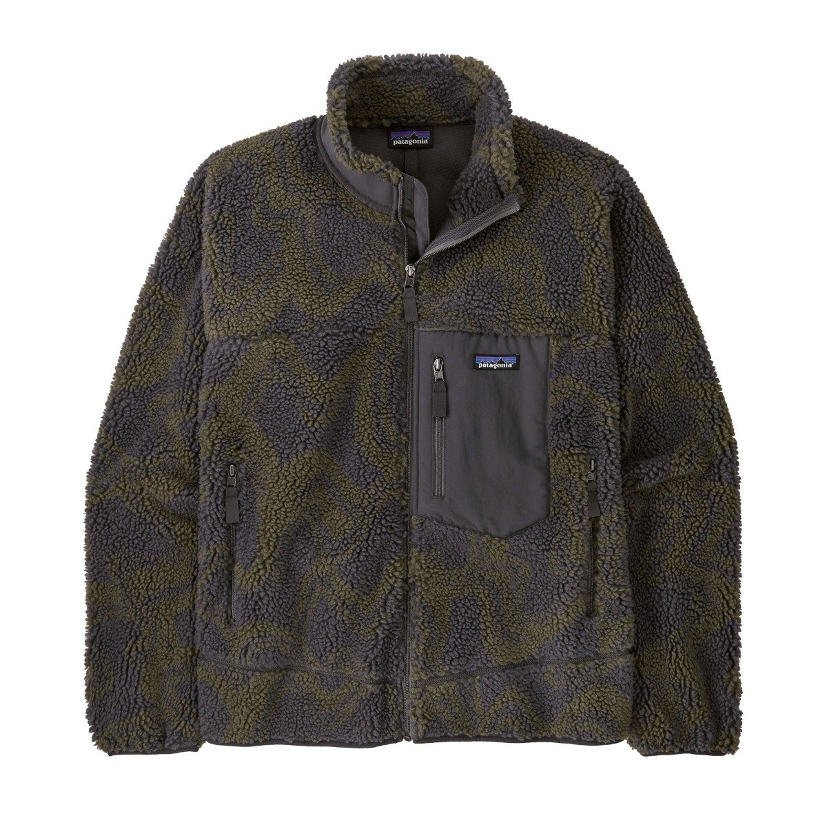 Patagonia Classic Retro-X Mens Jacket - Currents/Forge Grey