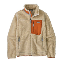 Patagonia Classic Retro-X Womens Jacket - Dark Natural w/Redtail Rust