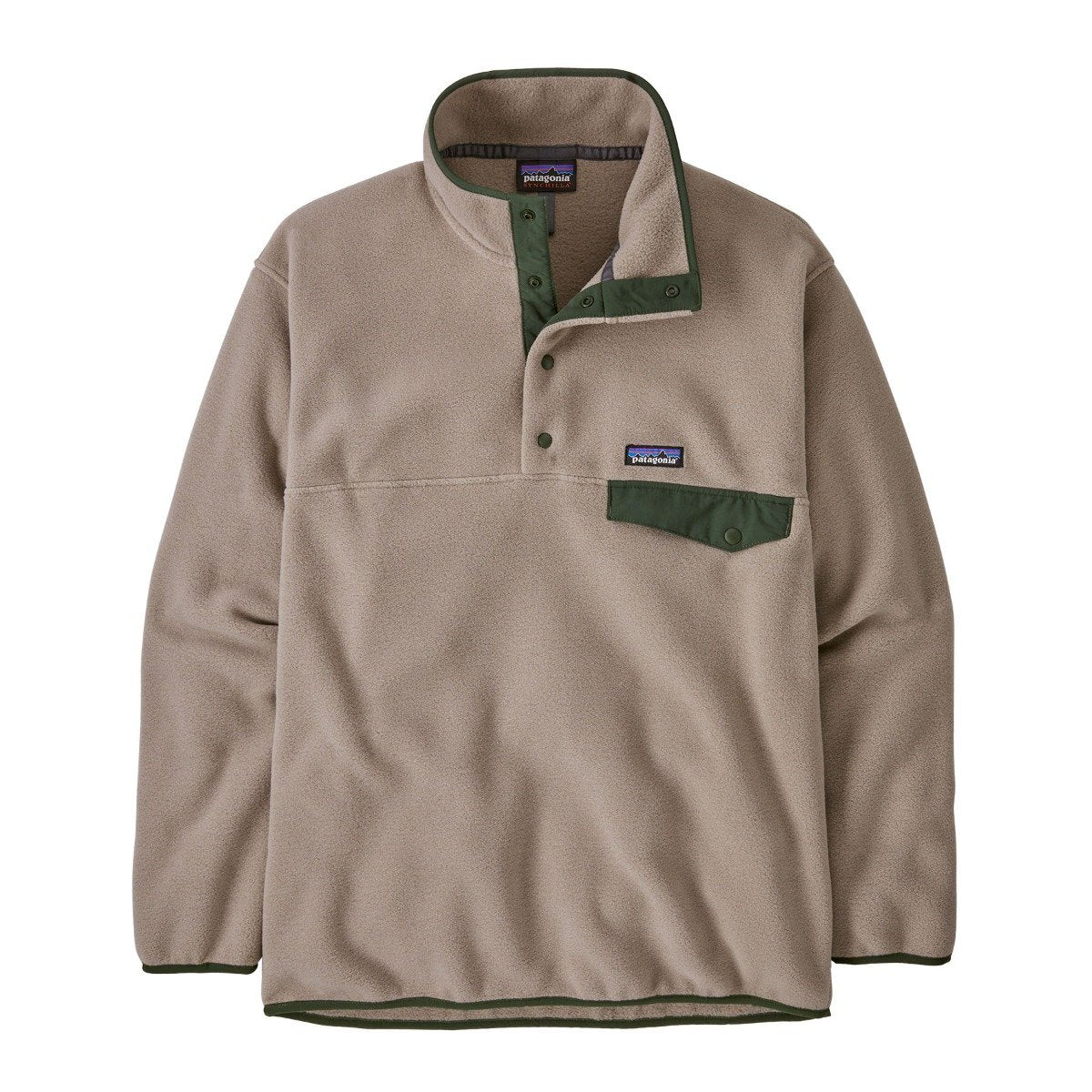 Patagonia Lightweight Synchilla Mens Snap-T Fleece Pullover - Seabird Grey