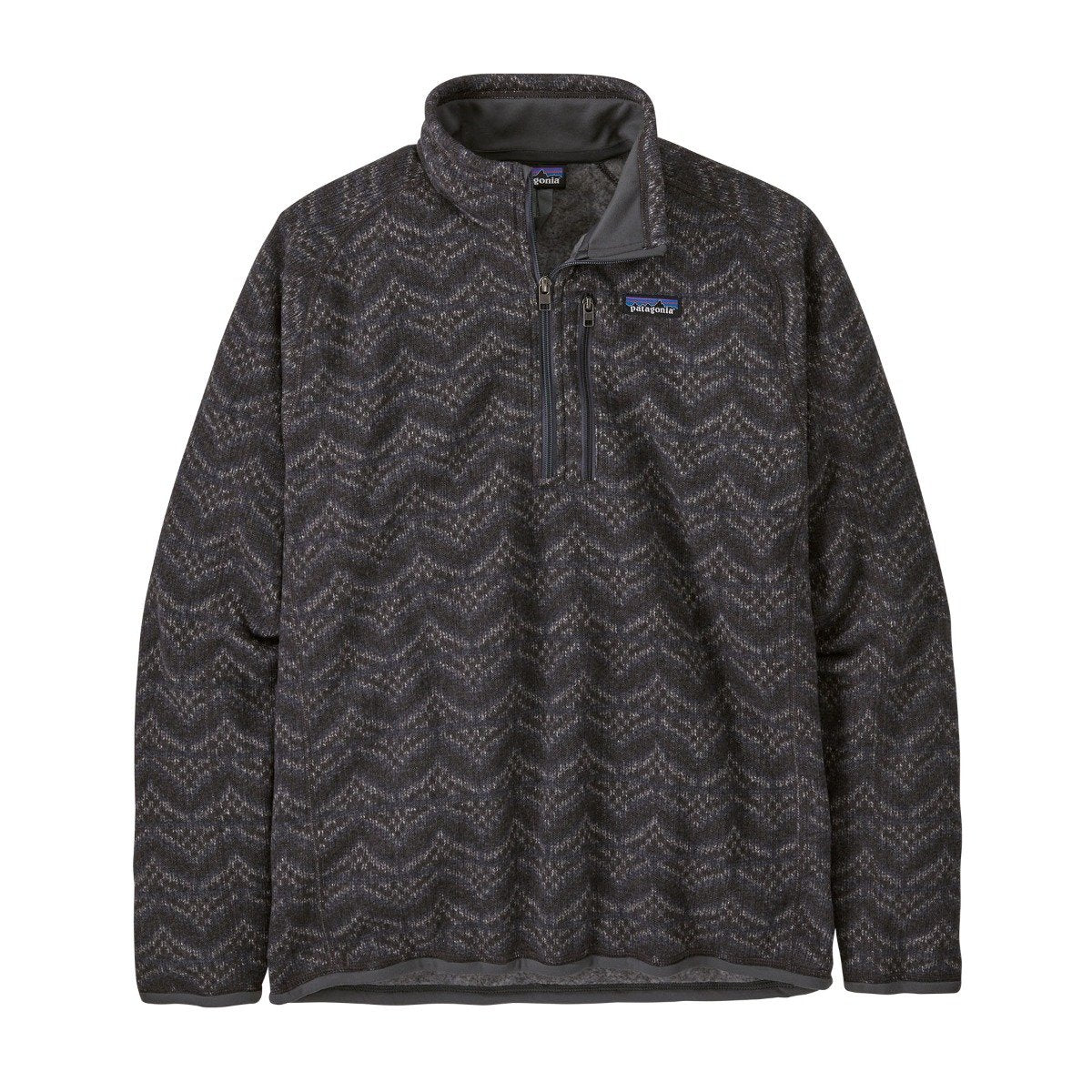 Patagonia Better Sweater 1/4 Zip Mens Fleece - Island Escape/Forge Grey