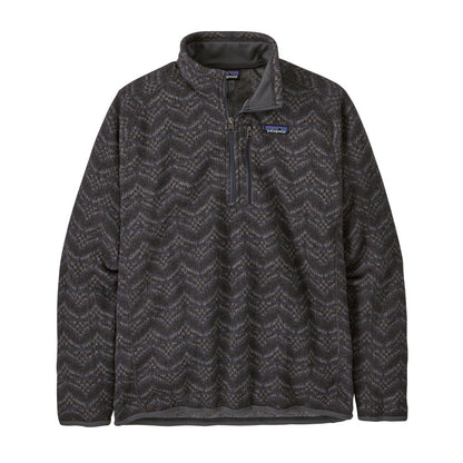 Patagonia Better Sweater 1/4 Zip Mens Fleece - Island Escape/Forge Grey
