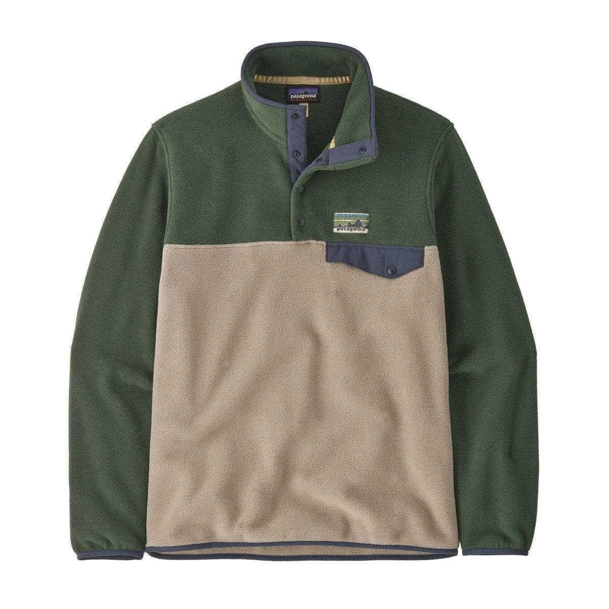 Patagonia Lightweight Synchilla Mens Snap-T¬Æ Fleece Pullover - Seabird Grey