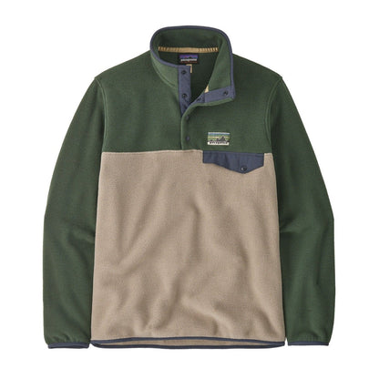 Patagonia Lightweight Synchilla Mens Snap-T¬Æ Fleece Pullover - Seabird Grey