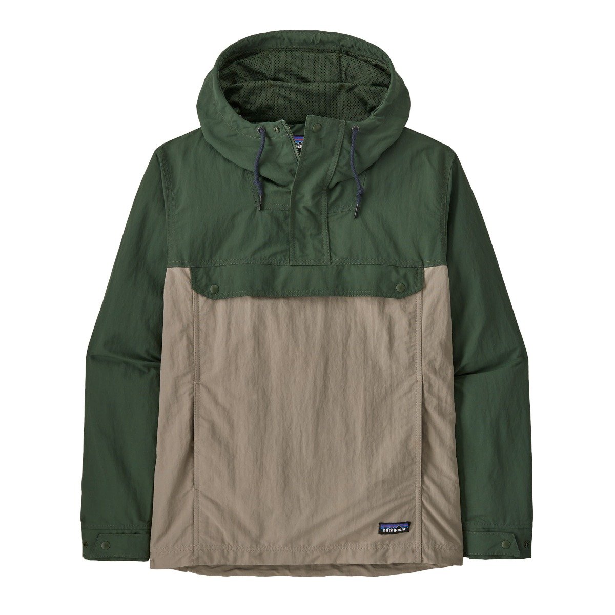 Patagonia Isthmus Mens Anorak Pullover - Seabird Grey