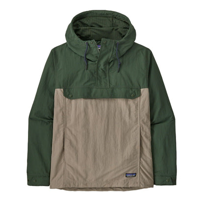 Patagonia Isthmus Mens Anorak Pullover - Seabird Grey
