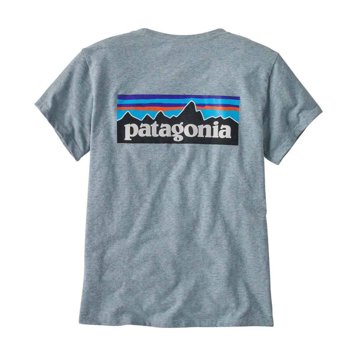 Patagonia  P-6 Logo Womens Responsibili-Tee - Thermal Blue
