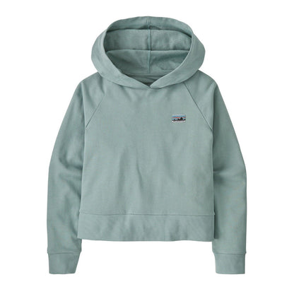 Patagonia Regenerative Womens Organic Certified Cotton Essential Hoody - Thermal Blue