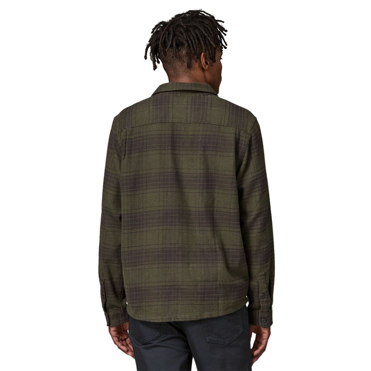 Patagonia Fjord Long-Sleeve Men's Flannel Shirt - Cascade/Basin Green