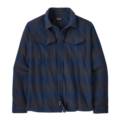 Patagonia Fjord  Long-Sleeve Mens Flannel Shirt - Cascade/Tidepool Blue