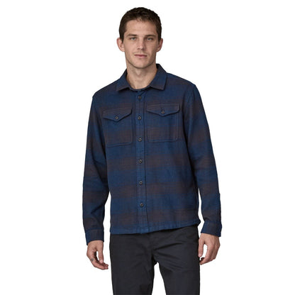 Patagonia Fjord Long-Sleeve Men's Flannel Shirt - Cascade/Tidepool Blue