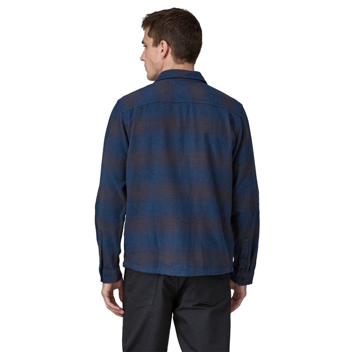 Patagonia Fjord Long-Sleeve Men's Flannel Shirt - Cascade/Tidepool Blue