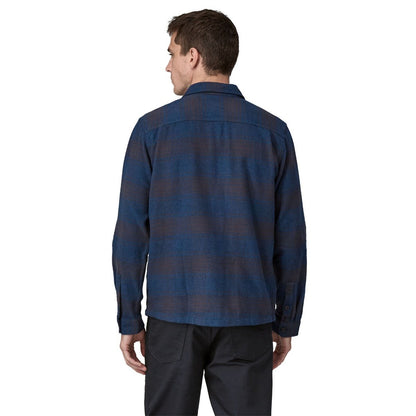 Patagonia Fjord Long-Sleeve Men's Flannel Shirt - Cascade/Tidepool Blue