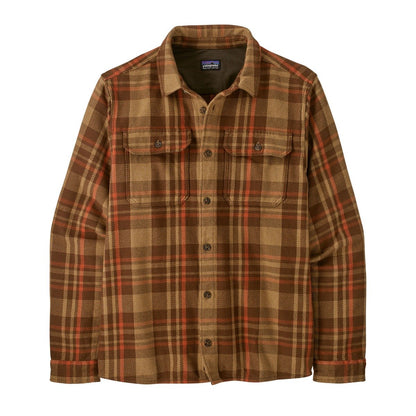 Patagonia Fjord Loft Mens Shirt - Forest/Nest Brown