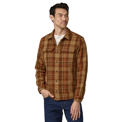 Patagonia Fjord Loft Men's Shirt - Forest/Nest Brown