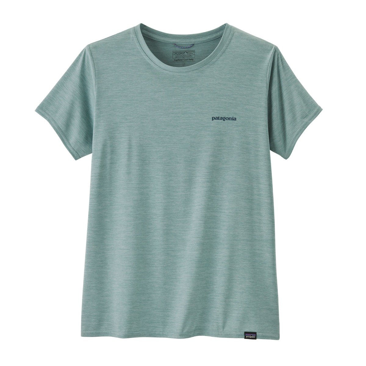 Patagonia Capilene Cool Daily Graphic Womens Shirt - Boardshort Logo/Thermal Blue X-Dye