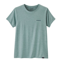 Patagonia Capilene Cool Daily Graphic Womens Shirt - Boardshort Logo/Thermal Blue X-Dye