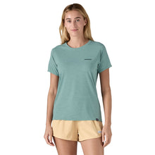Patagonia Capilene Cool Daily Graphic Women's Shirt - Boardshort Logo/Thermal Blue X-Dye
