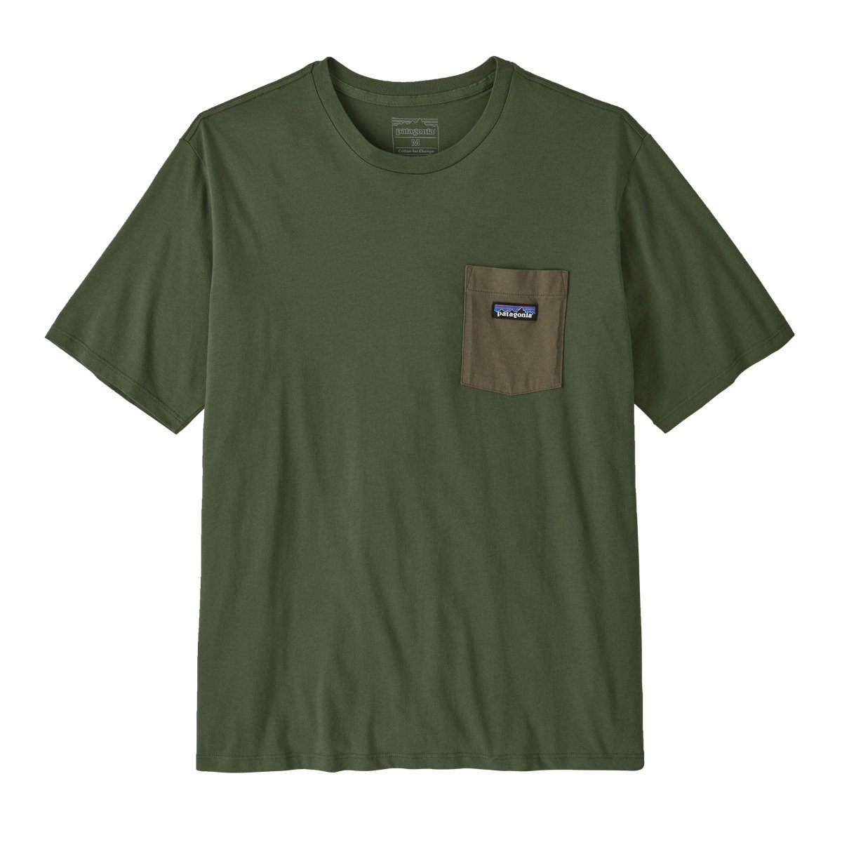 Patagonia Daily Pocket Mens Tee - Torrey Pine Green