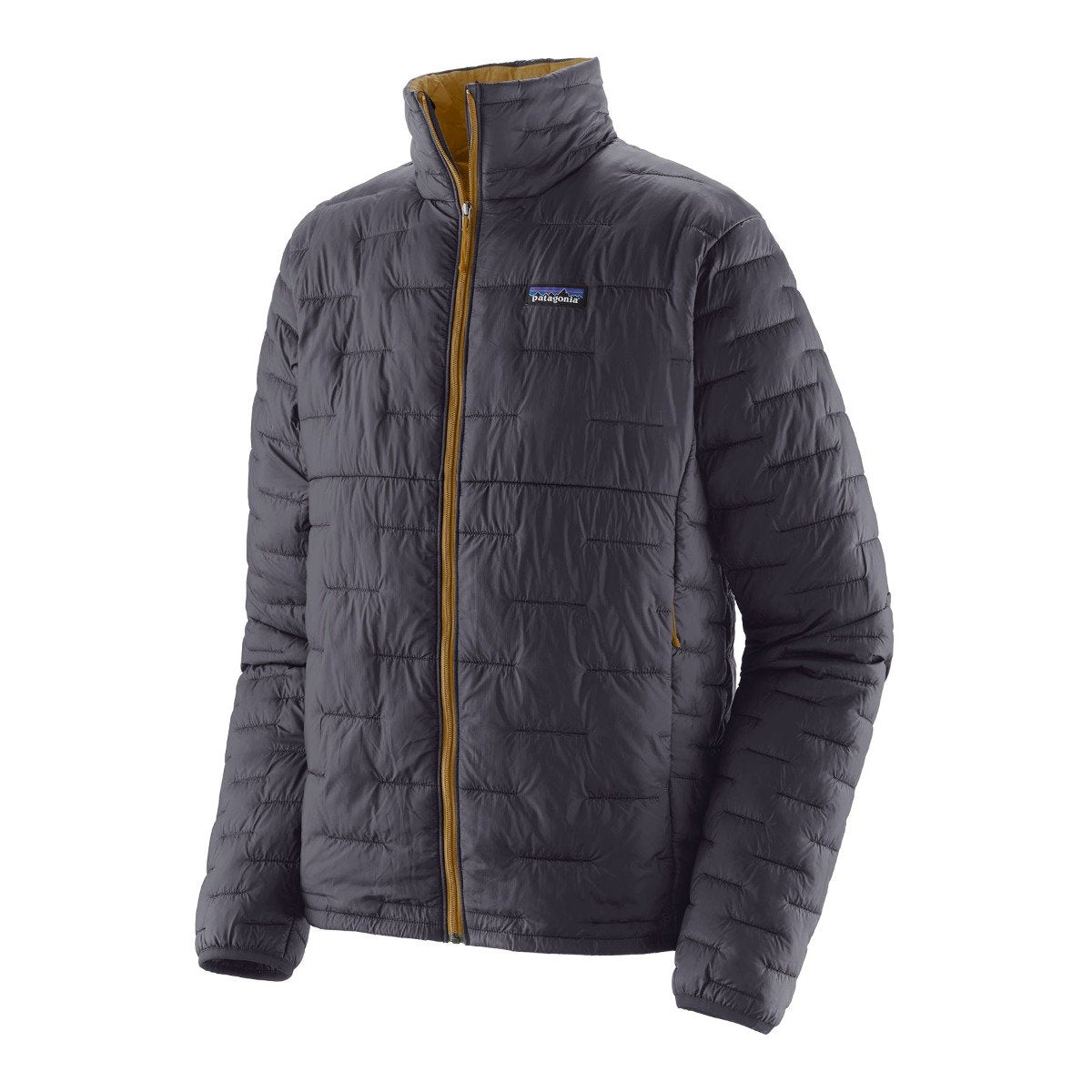 Patagonia Men's Micro Puff Jacket - Smolder Blue/Raptor Brown