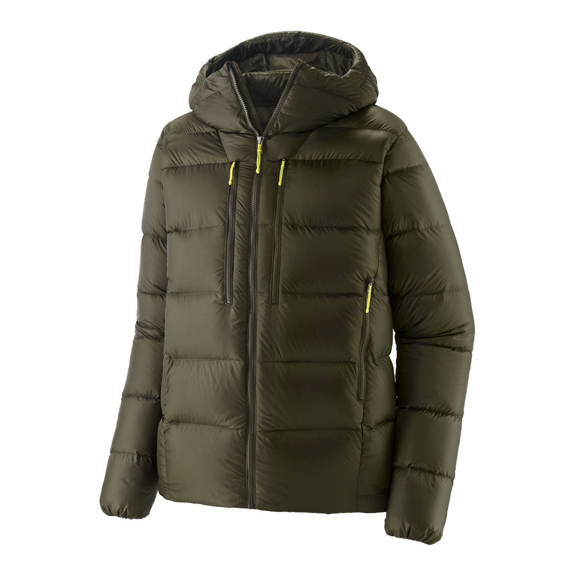 Patagonia Fitz Roy Mens Down Hoody - Pine Needle Green
