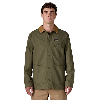 Patagonia Mens Point Reyes Canvas Jacket - Basin Green