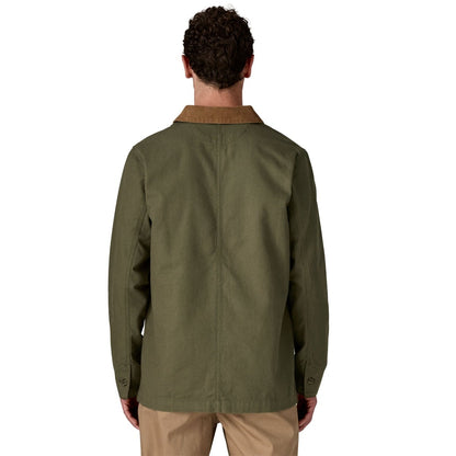 Patagonia Mens Point Reyes Canvas Jacket - Basin Green