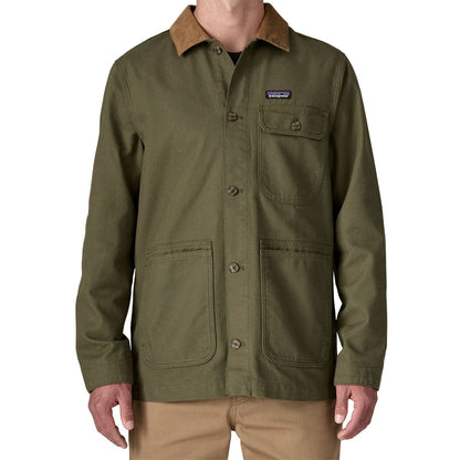 Patagonia Mens Point Reyes Canvas Jacket - Basin Green