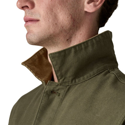 Patagonia Mens Point Reyes Canvas Jacket - Basin Green
