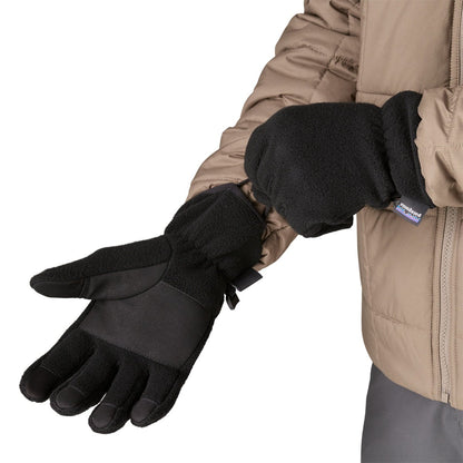 Patagonia Synch Fleece Gloves - Black Solid
