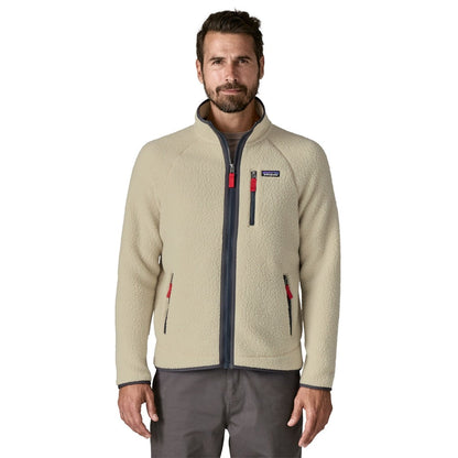 Patagonia Mens Retro Pile Fleece Jacket - Pelican/Smolder Blue