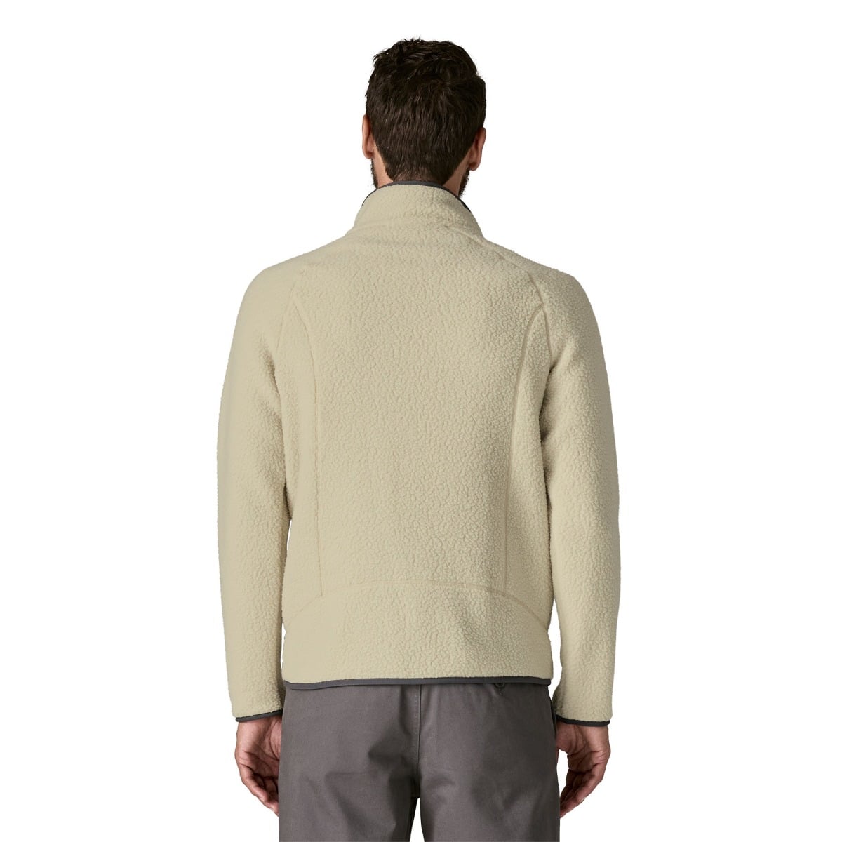 Patagonia Mens Retro Pile Fleece Jacket - Pelican/Smolder Blue