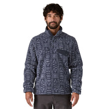 Patagonia Mens LW Synch Snap-T Pullover - Flow: Sunken Blue