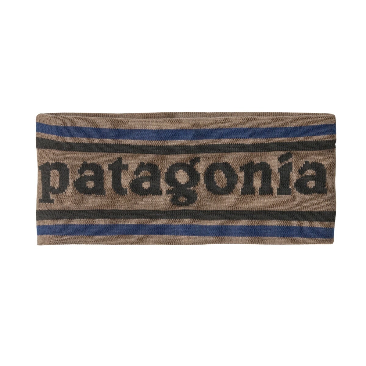 Patagonia Powder Town Headband in Park Stripe: Marlow Brown