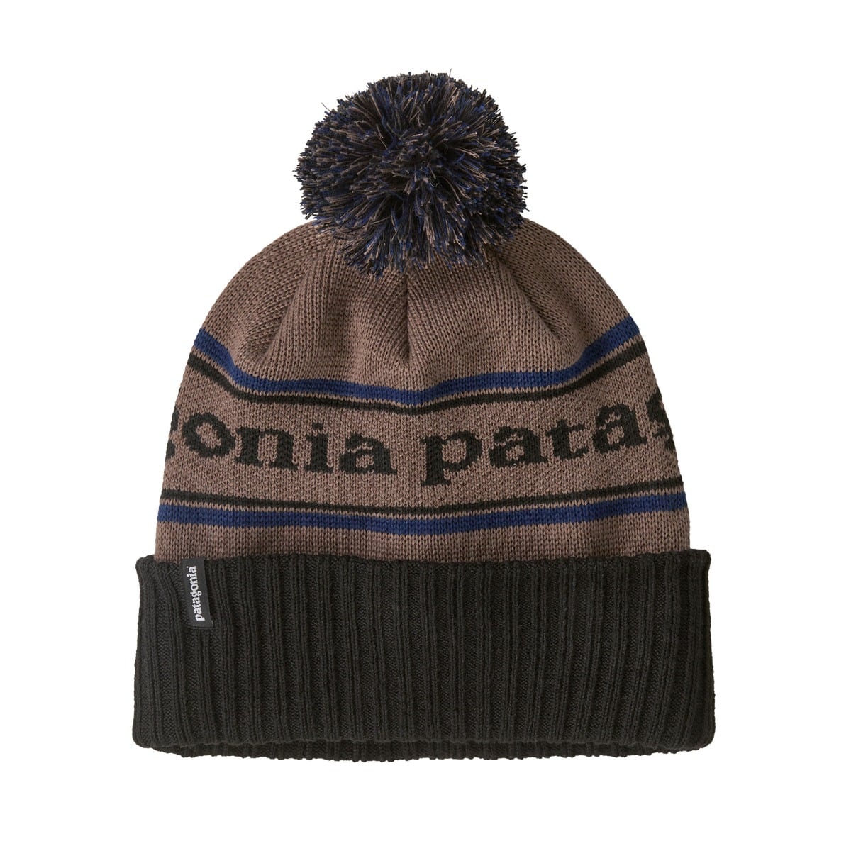Patagonia Powder Town Beanie in Park Stripe: Marlow Brown