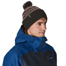 Patagonia Powder Town Beanie - Park Stripe: Marlow Brown