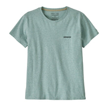 Patagonia Womens P-6 Logo Responsibili-Tee - P-6 Outline: Virtually Blue