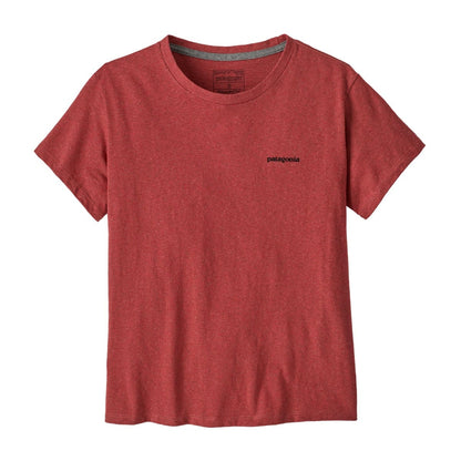 Patagonia Womens P-6 Logo Responsibili-Tee - Potters Red