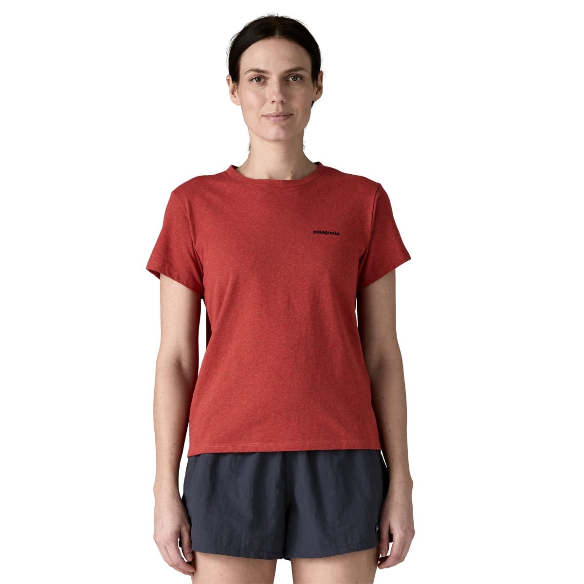 Patagonia Womens P-6 Logo Responsibili-Tee - Potters Red