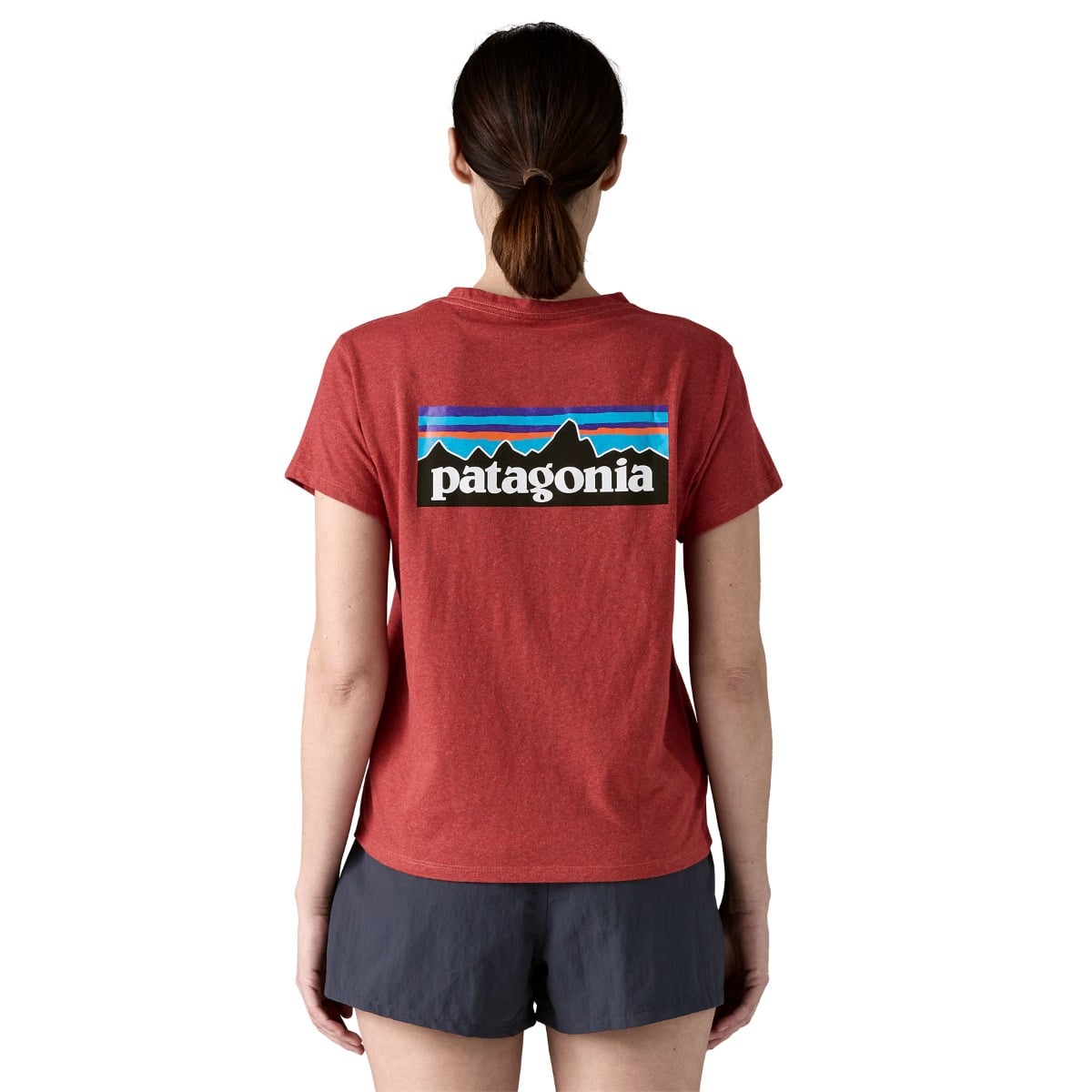 Patagonia Womens P-6 Logo Responsibili-Tee - Potters Red