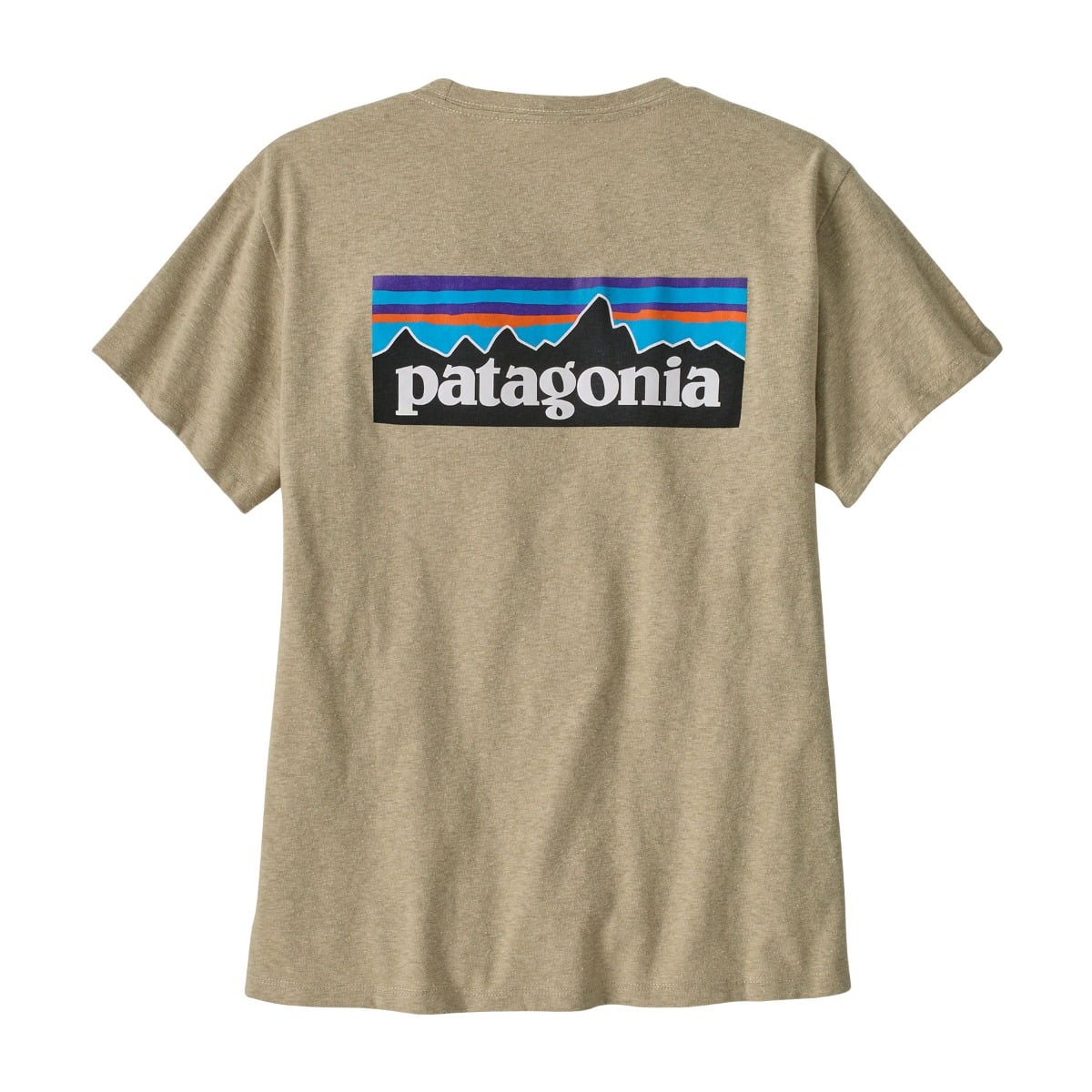 Patagonia Womens P-6 Logo Responsibili-Tee in Pumice