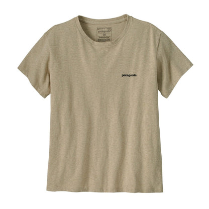 Patagonia Womens P-6 Logo Responsibili-Tee - Pumice
