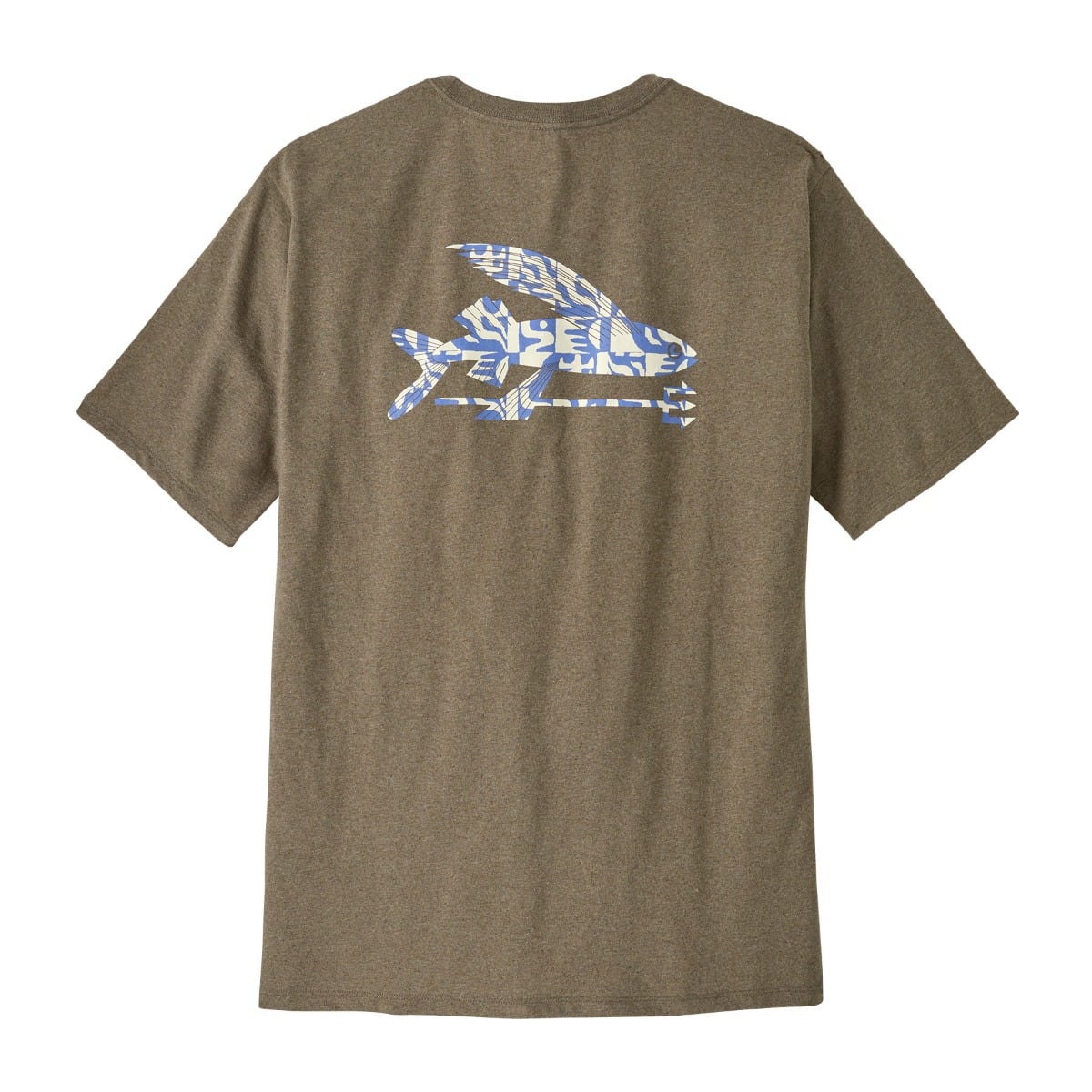 Patagonia Mens Flying Fish Responsibili-Tee - Flying Fish: Mother Tree Abundant Blue