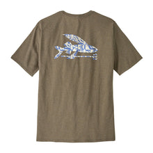 Patagonia Mens Flying Fish Responsibili-Tee - Flying Fish: Mother Tree Abundant Blue