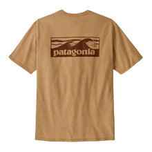 Patagonia Mens Boardshort Logo Pocket Responsibili-Tee in Talon Gold