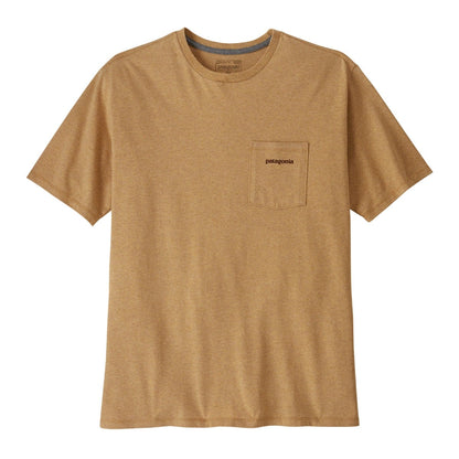 Patagonia Mens Boardshort Logo Pocket Responsibili-Tee - Talon Gold