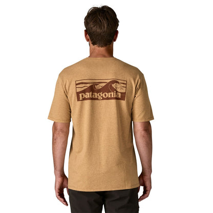 Patagonia Mens Boardshort Logo Pocket Responsibili-Tee - Talon Gold